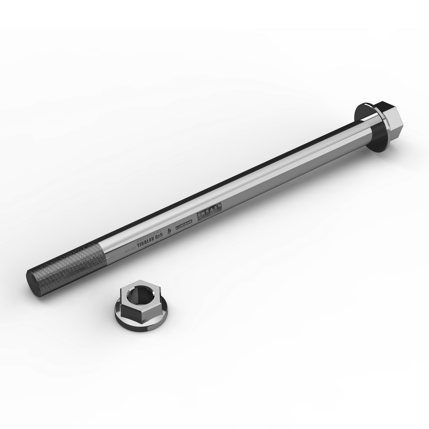 IZI Brothers Rear Axle #2 for Sur-Ron Light Bee - raw top view
