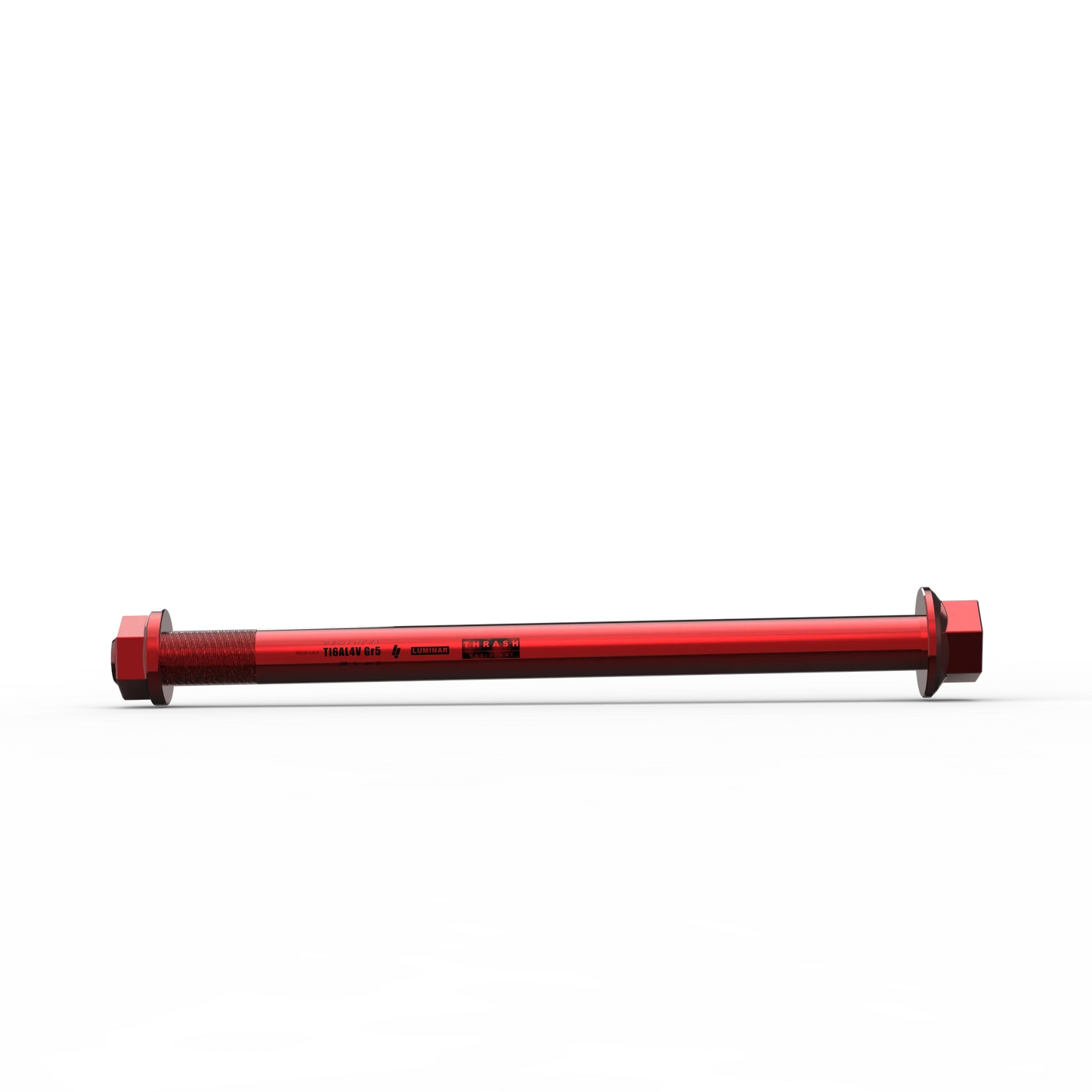 IZI Brothers Rear Axle #2 for Sur-Ron Light Bee - red profile view