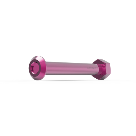 IZI Brothers Shock Axle for Sur-Ron - pink 1/4 view