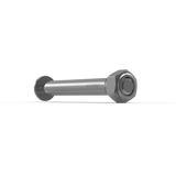 IZI Brothers Shock Axle for Sur-Ron - raw 3/4 view