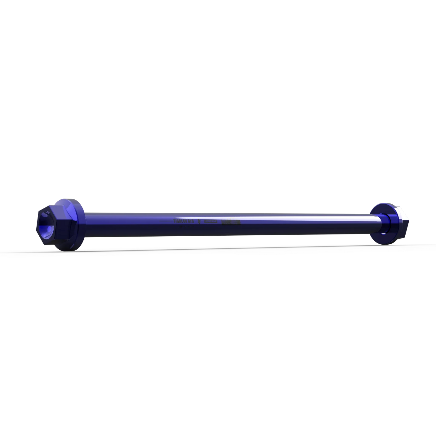IZI Brothers Swingarm Axle for Sur-Ron Light Bee - 1/4 view - blue color