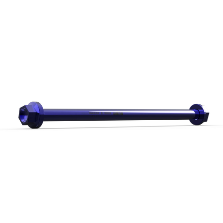 IZI Brothers Swingarm Axle for Sur-Ron Light Bee - 1/4 view - blue color