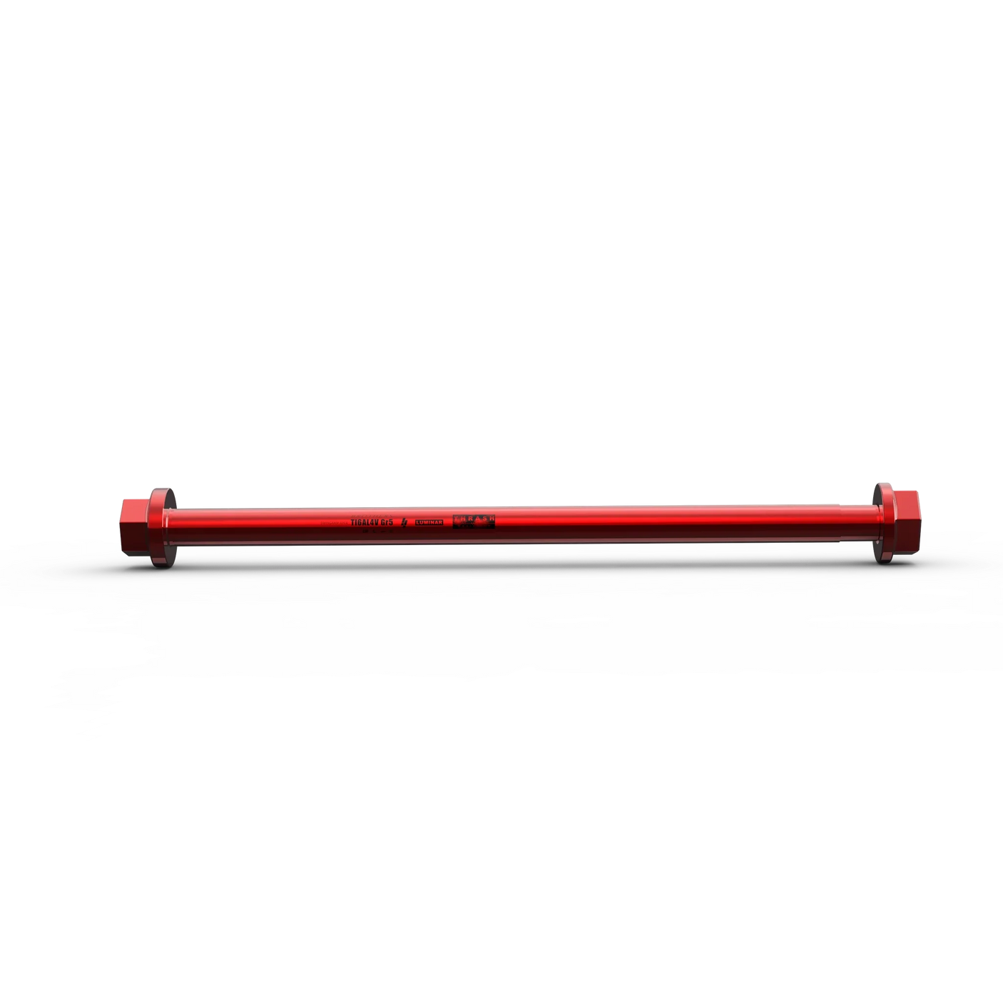 IZI Brothers Swingarm Axle for Sur-Ron Light Bee - side view - red color