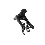 IZI Brothers complete Phase One kit for Sur-Ron Light Bee swingarm - black side view 3/4