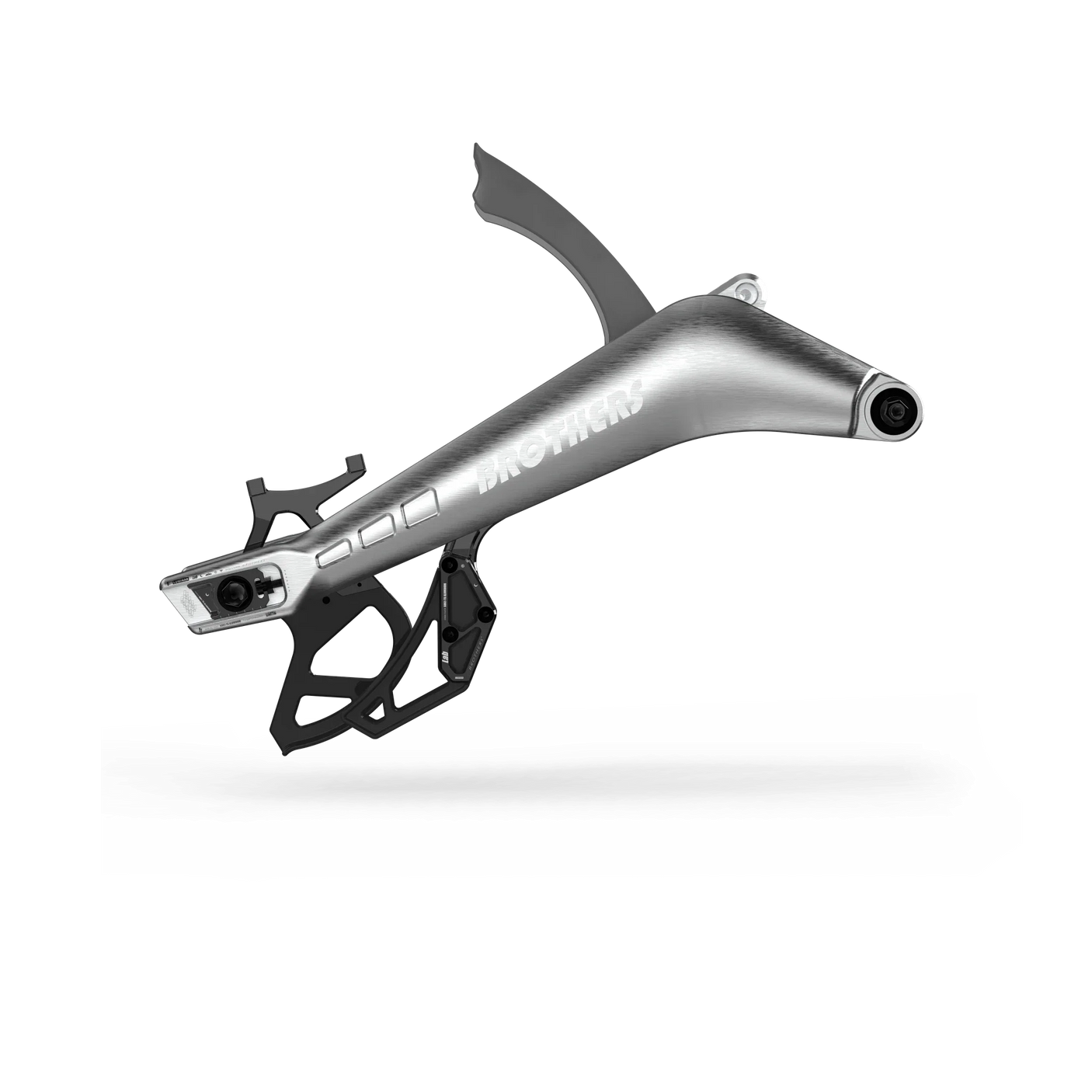 IZI Brothers complete Phase One kit for Sur-Ron Light Bee swingarm - raw side view