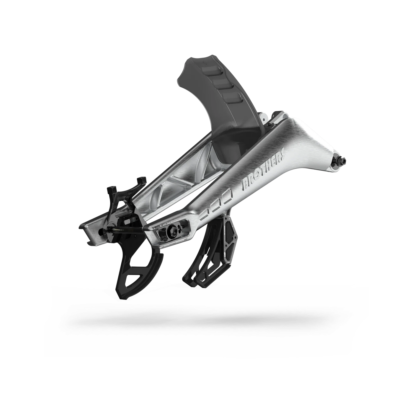IZI Brothers complete Phase One kit for Sur-Ron Light Bee swingarm - raw side view 1/4