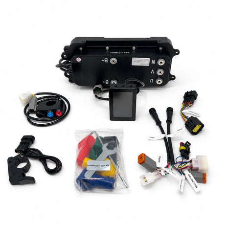 Moxin 60kW wheelie controller plug and play kit for Talaria Sting MX3/MX4/MX5 – kit with installation tools and extras