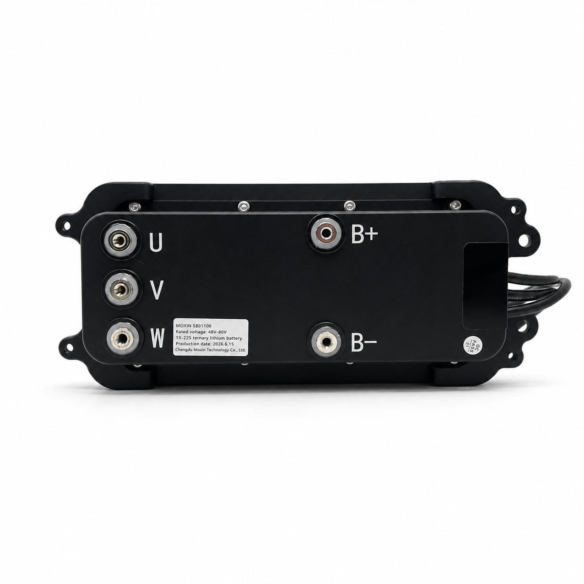 Moxin S801100 60kW wheelie controller plug and play kit – rear view