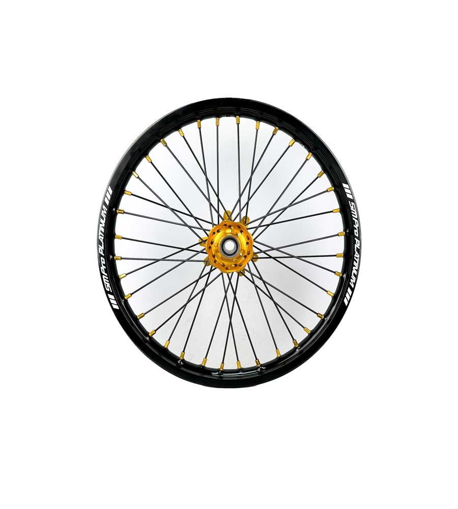 SM Pro Ultra Bee Wheels – Gold Hubs and Black Spokes - EVFREAKSSM Pro Ultra Bee Wheels – Gold Hubs and Black Spokes